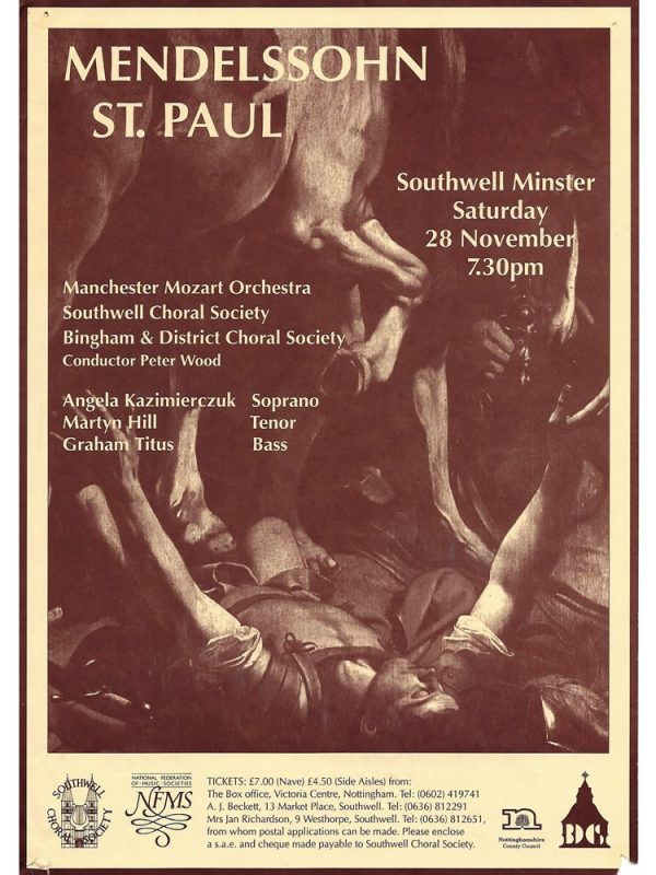 Southwell Minster 28th November 1992