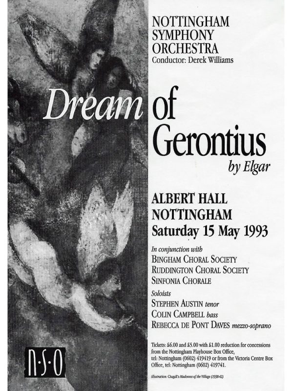 Albert Hall, Nottingham 15th May 1993