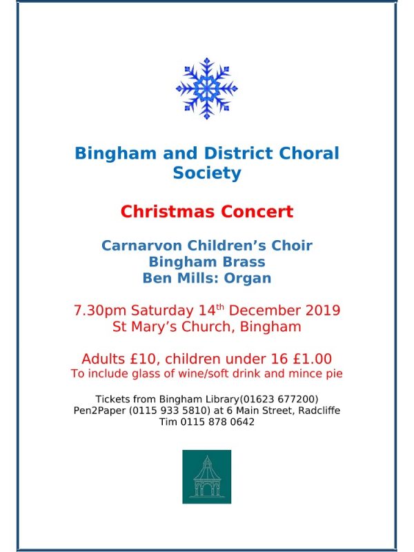 Bingham Parish Church, December 14th 2019