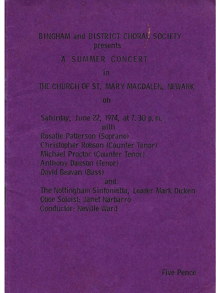 St Mary Magdalen, Newark22nd June 1974