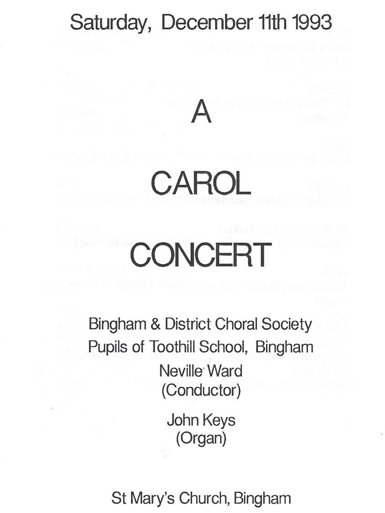 Concert December 1993