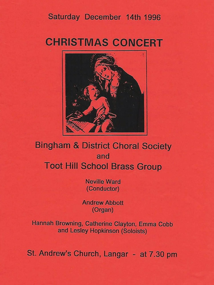 Concert December 1996