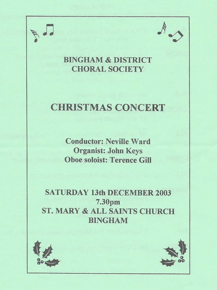 Concert December 2003