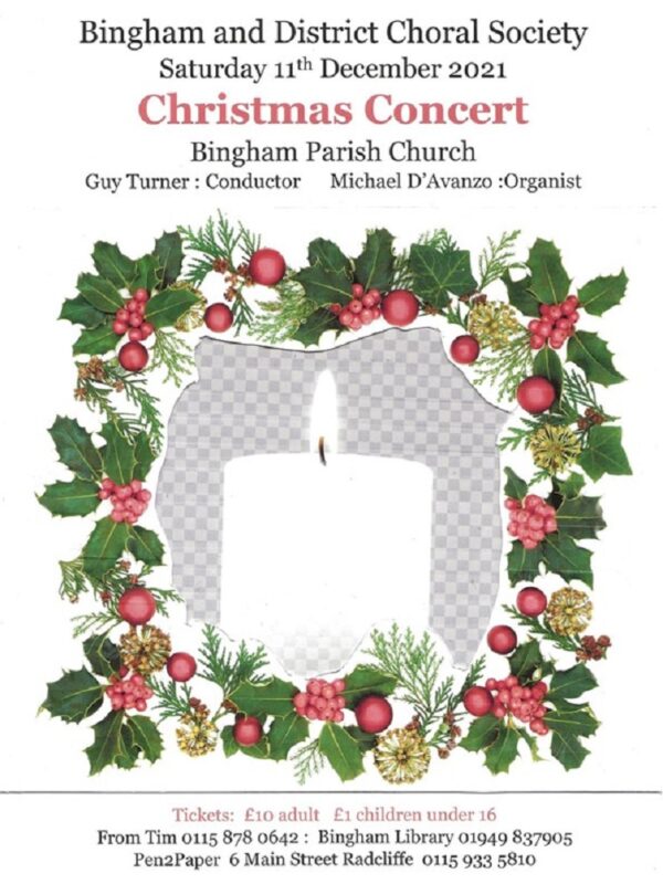 Bingham Parish Church, 11th December 2021