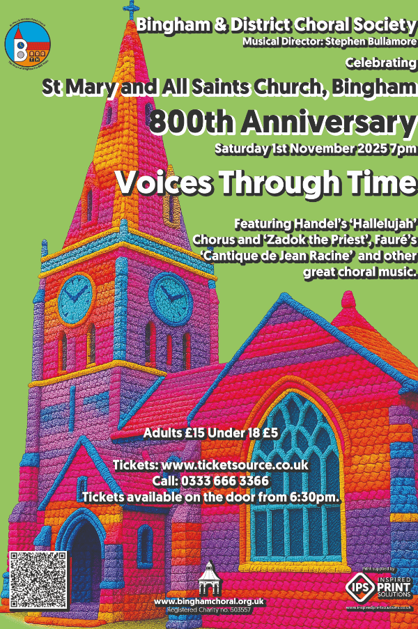 Bingham Parish Church, 1st November 2025