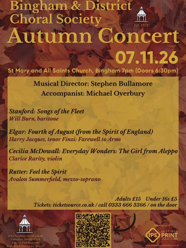 Bingham Parish Church 7th November 2026